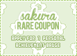 Personal Achievement Coupon